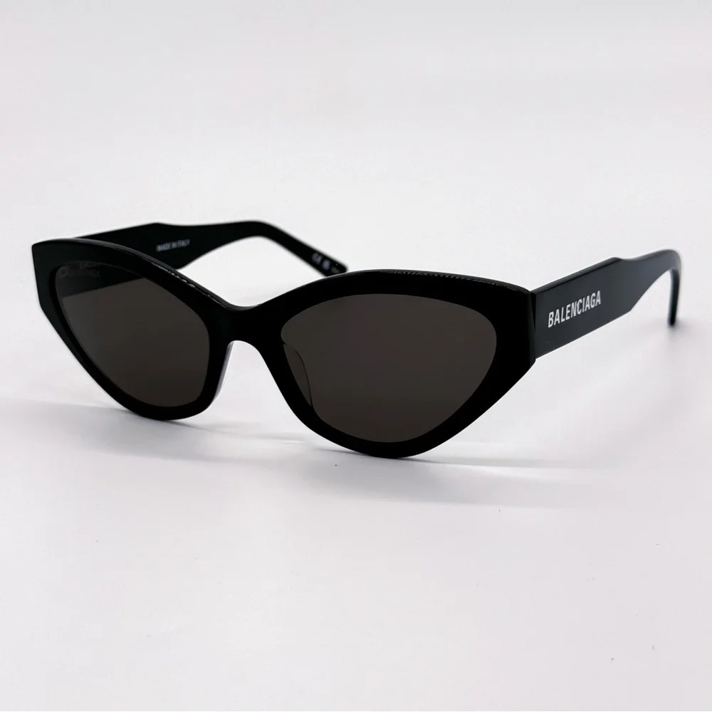NEW BALENCIAGA BB0306S 001 CAT EYE BLACK WOMEN SUNGLASSES BALENCIAGA